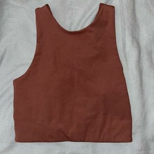 Girlfriend Collective Dylan Bra Earth brown XS